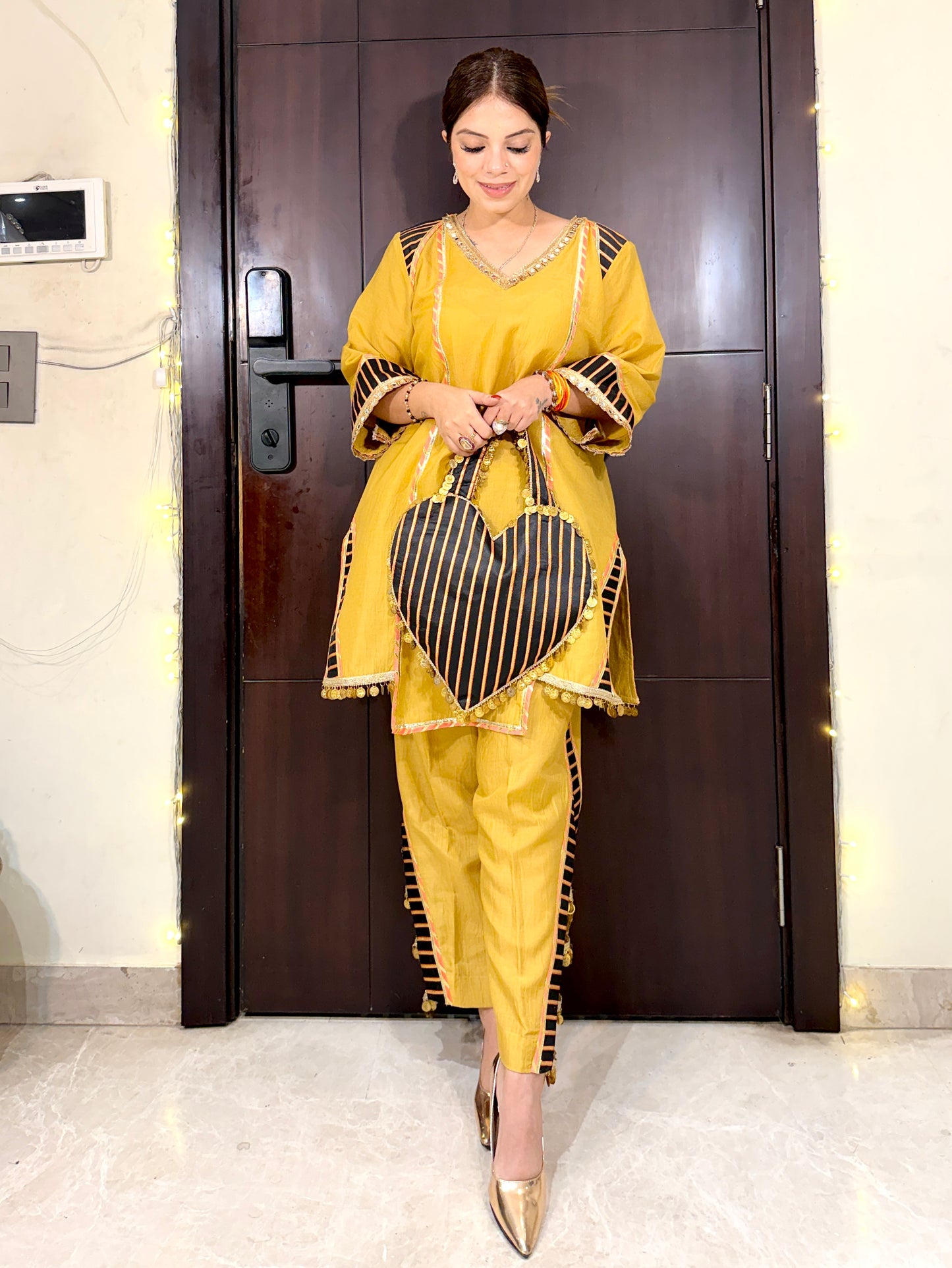 GOLDEN HOUR - Mustard Kurta Pant Set