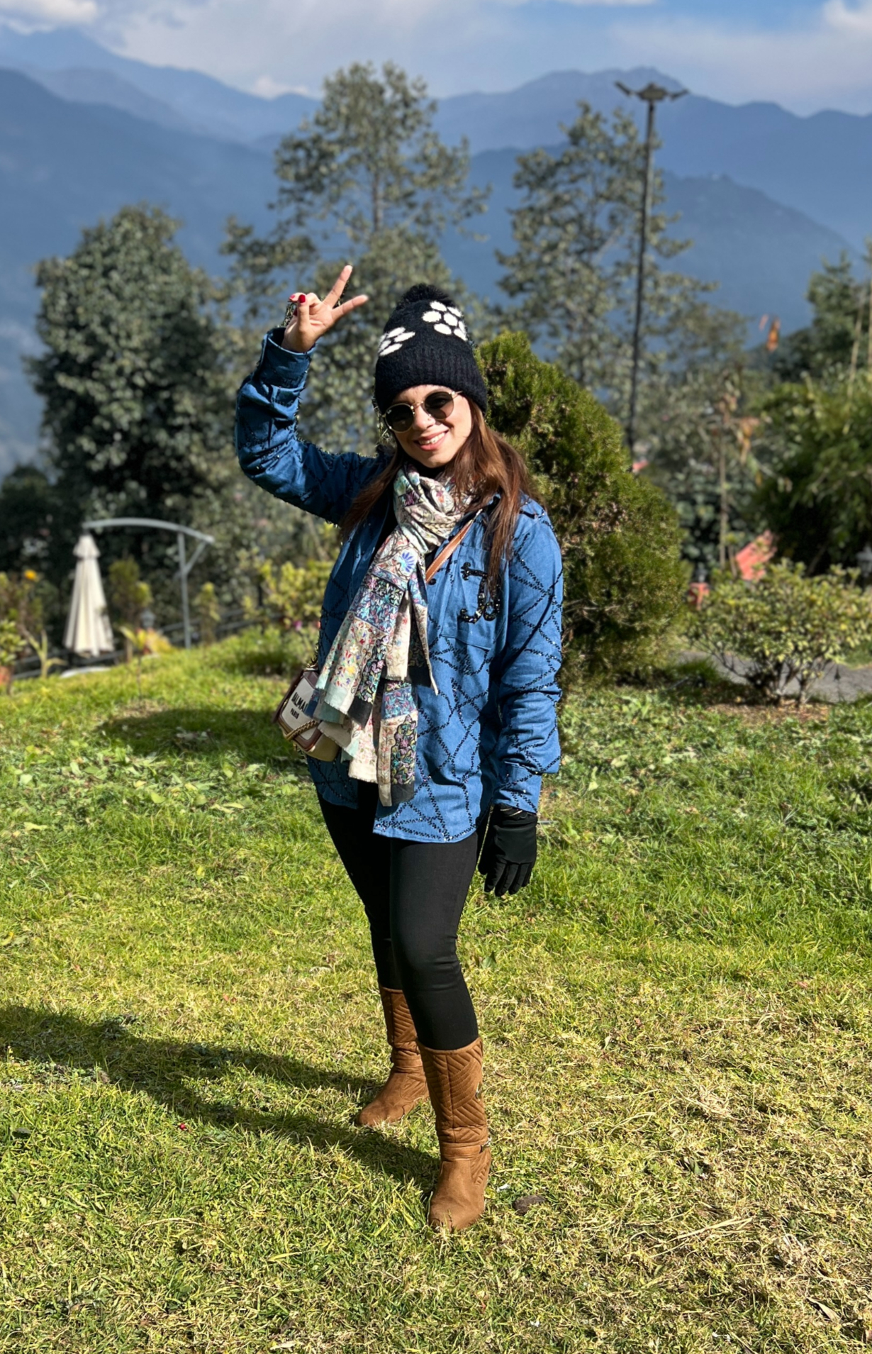 Stylish Denim Shirt with Personalized Initial Embroidery – Custom Fashion for Women