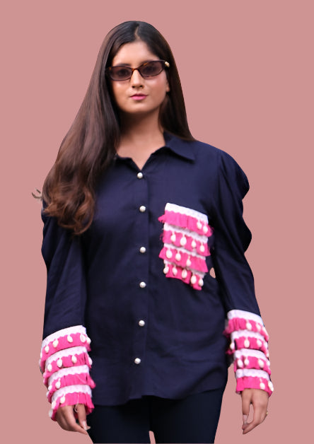 Women wearing trendy tops and shirts – formal and casual styles