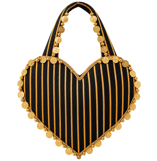 HEART AFFAIR - Not your usual potli. A heart full of festive drama. 🖤✨