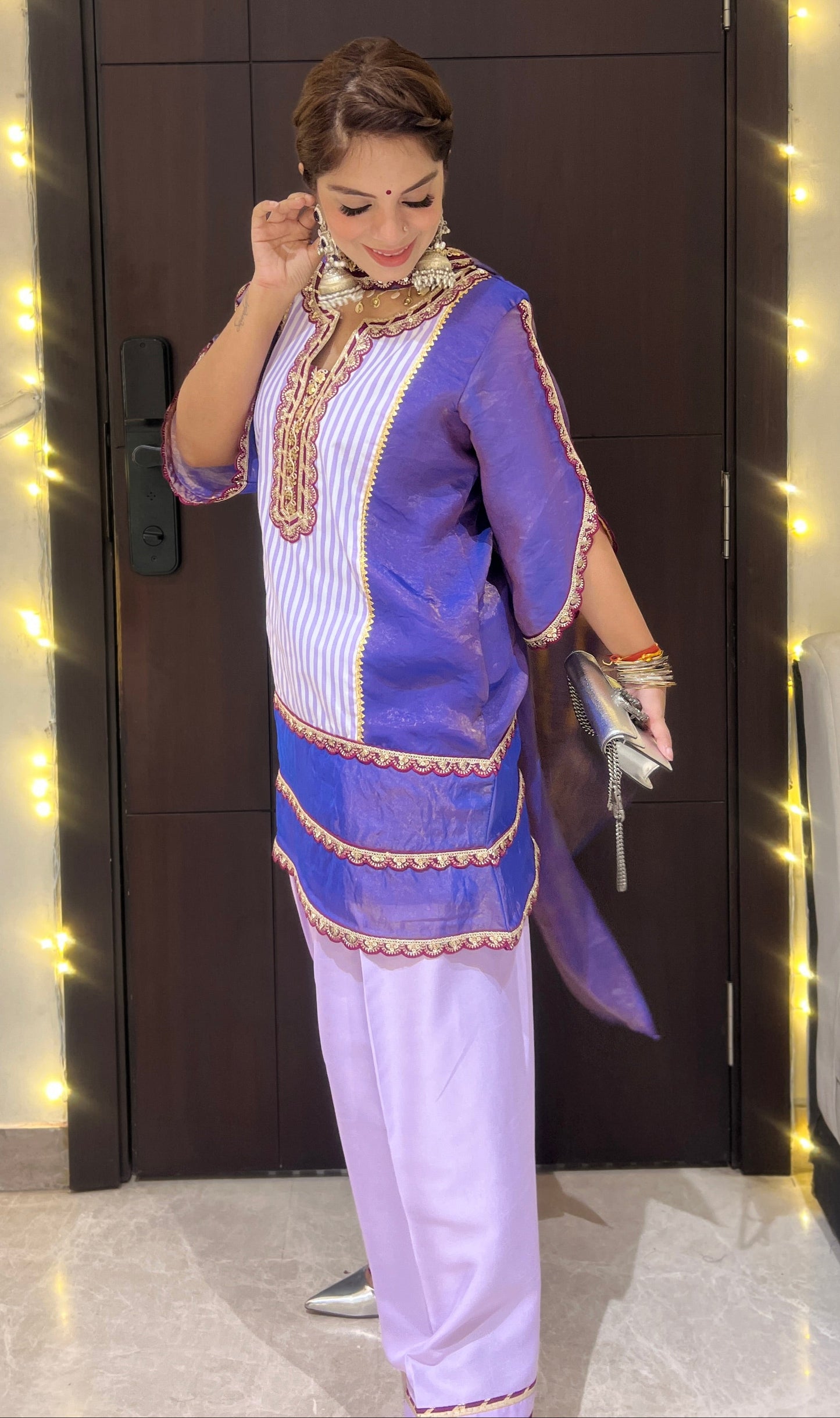 Ishqiya - Lilac Patiala Ensemble