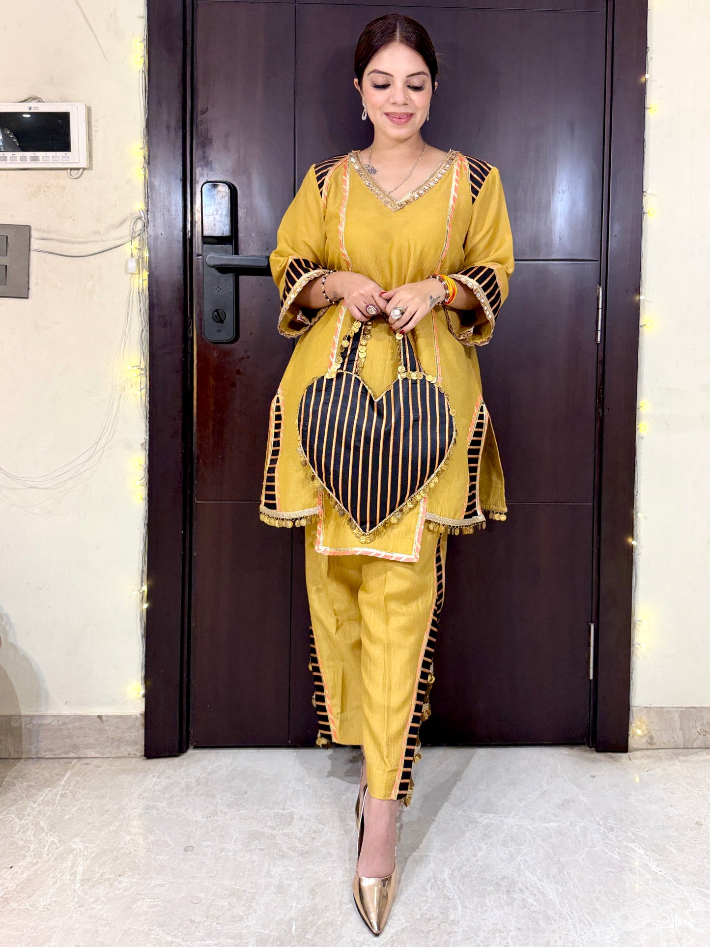 GOLDEN HOUR - Mustard Kurta Pant Set