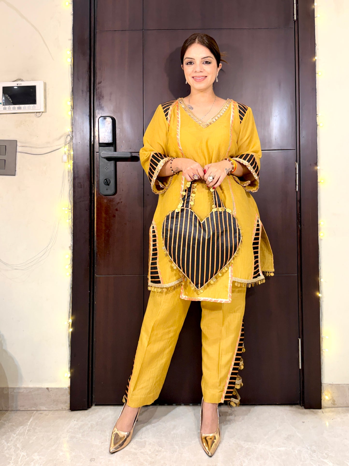 GOLDEN HOUR - Mustard Kurta Pant Set