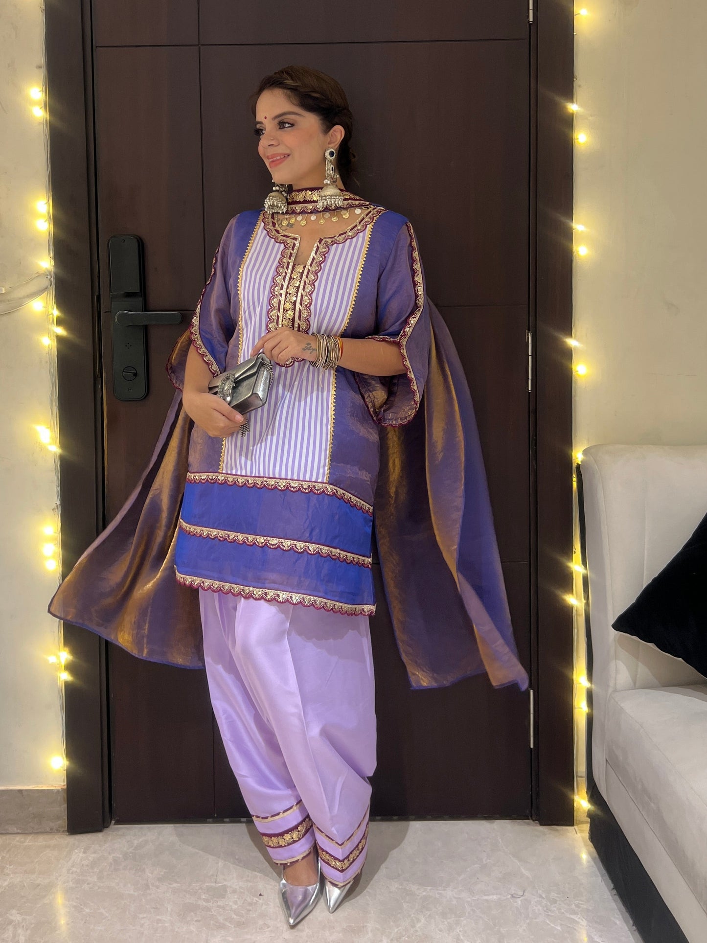 Ishqiya - Lilac Patiala Ensemble
