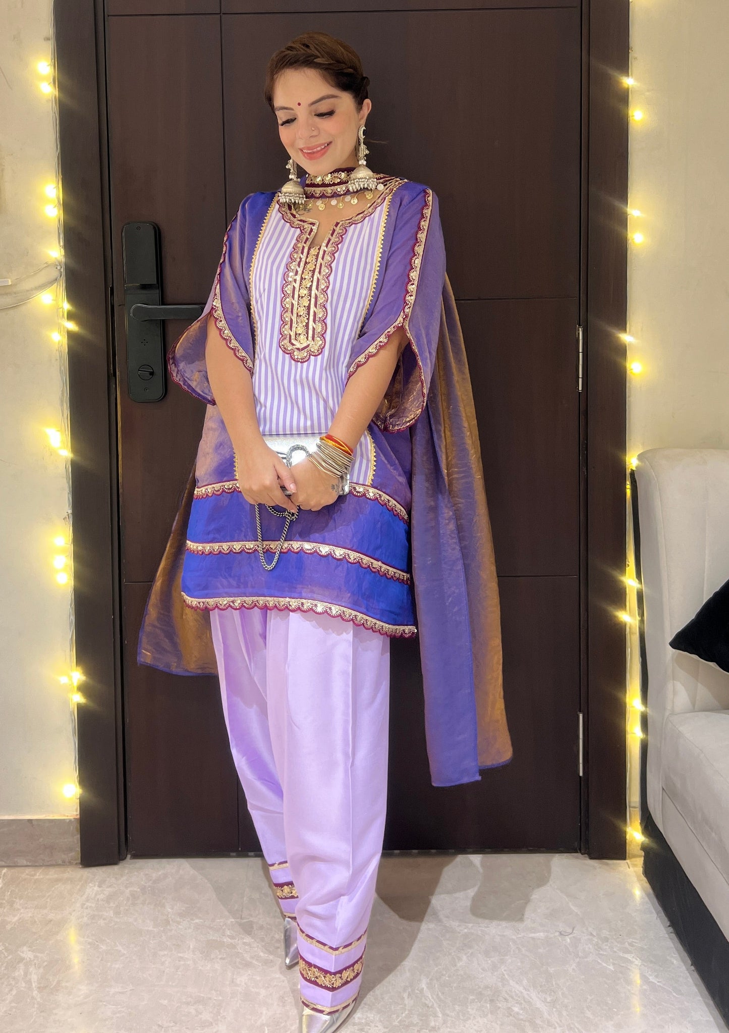 Ishqiya - Lilac Patiala Ensemble