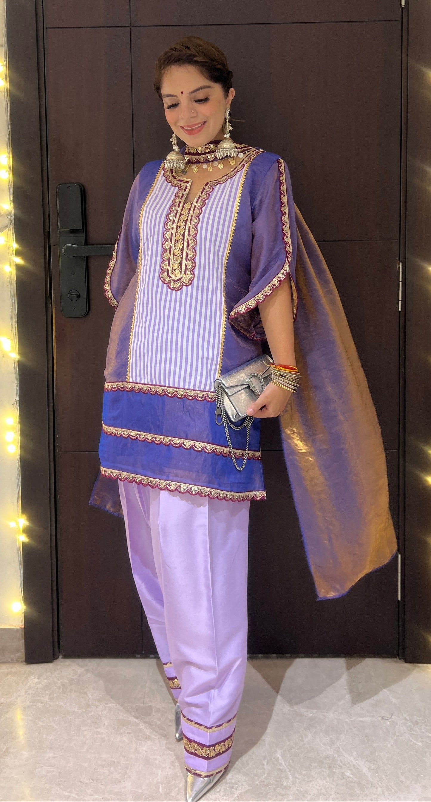 Ishqiya - Lilac Patiala Ensemble