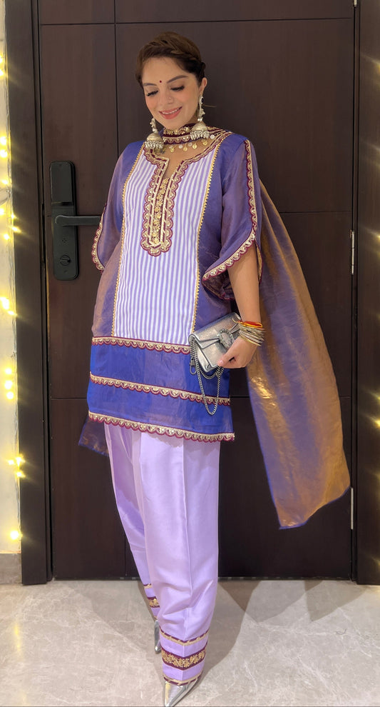 Ishqiya - Lilac Patiala Ensemble