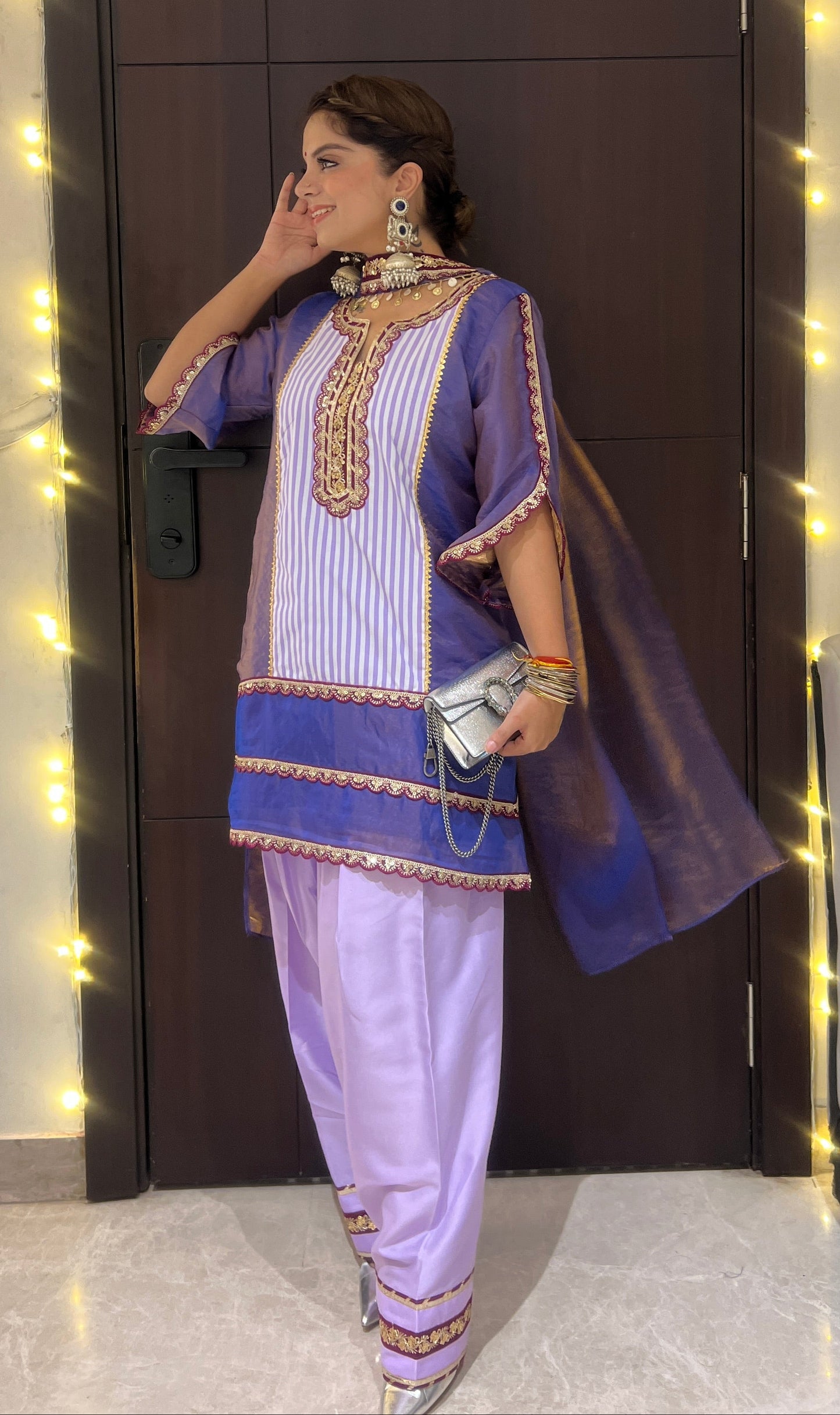 Ishqiya - Lilac Patiala Ensemble