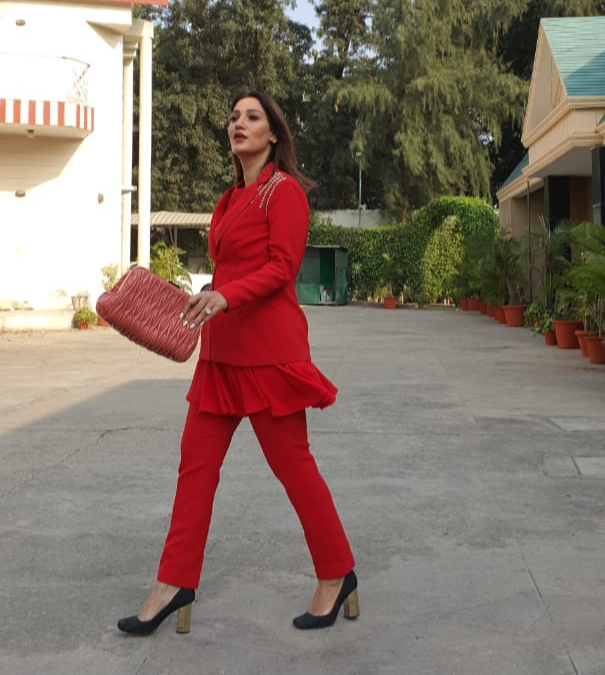 Elegant Skirt Coat Trouser Set for Women | Stylish & Comfortable Outfit