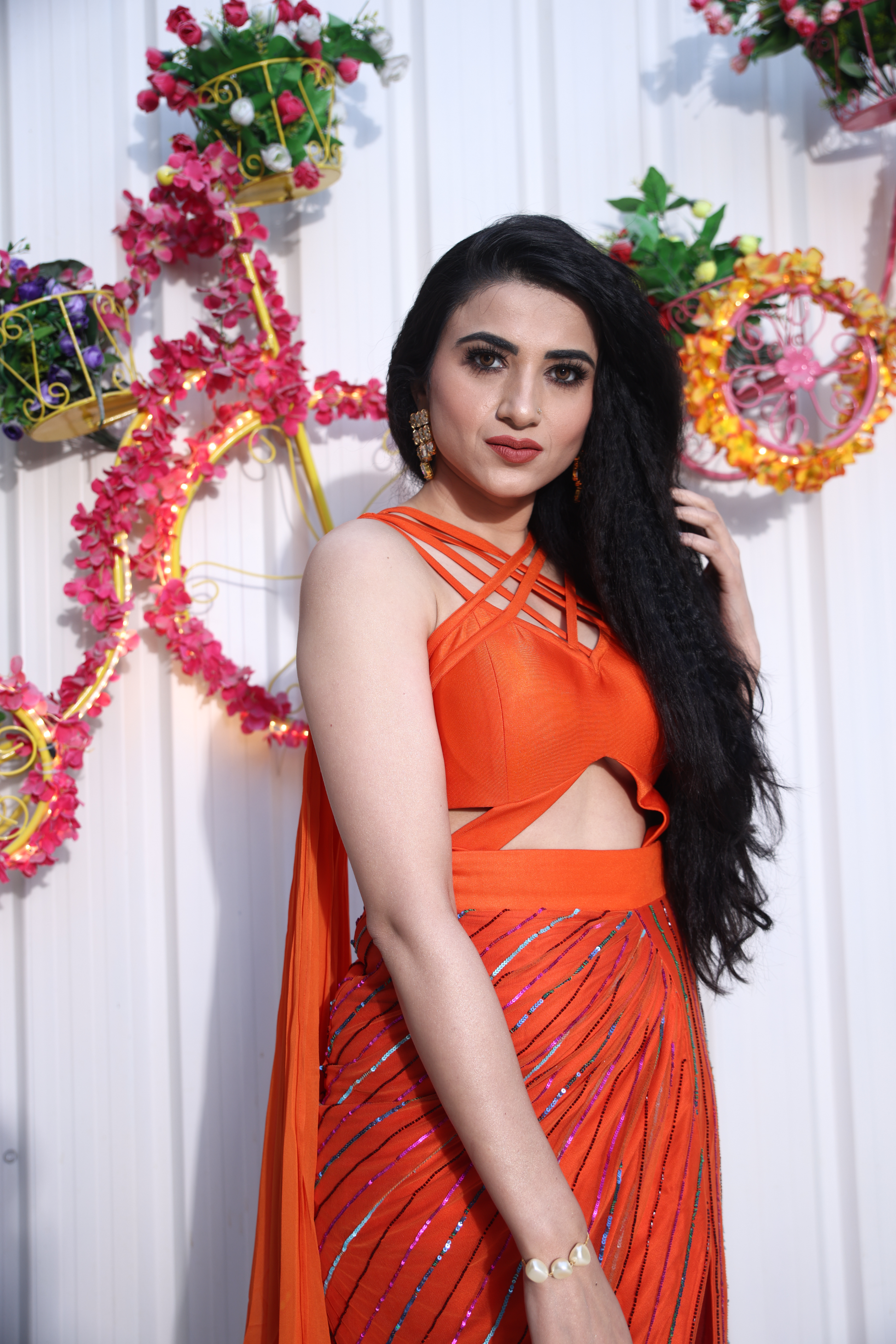 graceful-drape-embroidered-dress