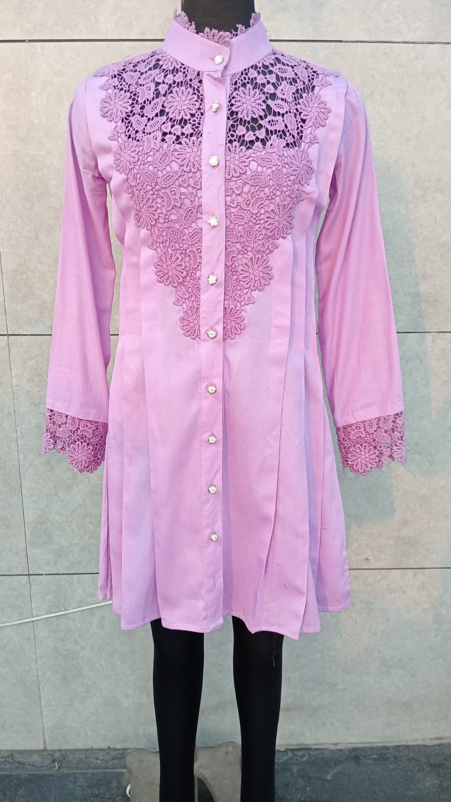 Women’s Crochet Shirt Dress – Trendy, Lightweight & Stylish